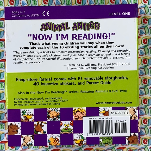 Animal Antics 10 Phonics Books Set. Level 1, Short-Vowel Sounds. - Picture 2 of 16